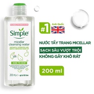 Simple - Nước Tẩy Trang Simple Dành Cho Da Nhạy Cảm Kind To Skin Micellar Cleansing Water