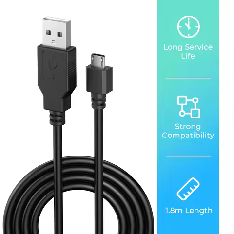 1.8m/1m Charging Data Cable For PS4 Controller Kindle Camera Smartphone USB Charger Cable For PS4 Ga