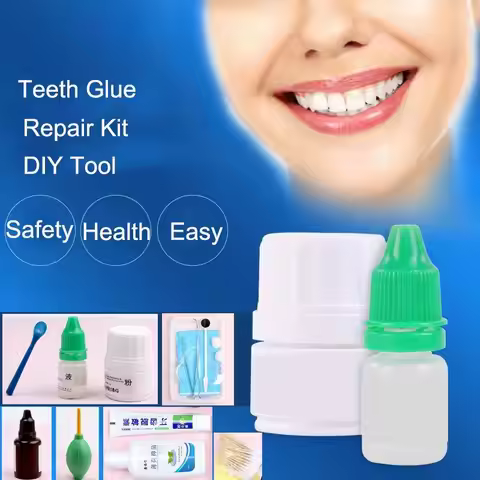 Strong Porcelain Tooth Glue Teeth Denture Adhesive Dental Oral Hole Decay Injury Cavity Cure Resin C