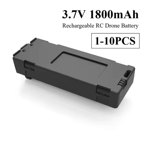 3.7V 1800mAh Rechargeable RC Drone Battery for E88 E99 P1 K3 P10 A13 S98 E525 High Magnification Hig