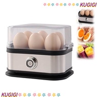 KUGIGI Smart Egg Cooker, Space Saving 6 Eggs Capacity Eggs Boiler,  Auto Shut- Multi Functional 200W