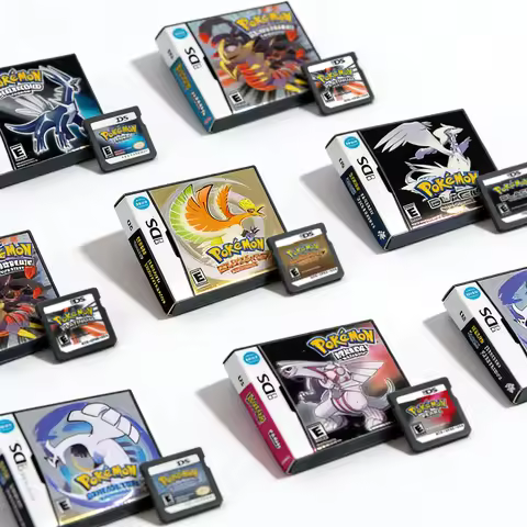 Pokemon NDS Game Card 3DS 2DS DS Card SoulSilver HeartGold Platinum Game Card Pokemon Game Card BLAC