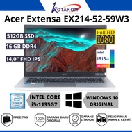 LAPTOP GAMING ACER EXTENSA EX214 I5-1135G7 - RAM 16GB - SSD 512GB NVME