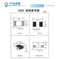 0603 Chip Capacitor 10% 50V 2.7p 27 NF 270 3 30 300 3.3n