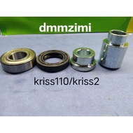 modenas kriss110/kriss 2 hub spoket belakang set /bearing,bush dalam,bush luar motorcycle parts.