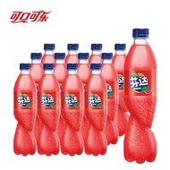 可口可乐（Coca-Cola）碳酸汽水饮料 500ml 芬达西瓜味500ml*12瓶