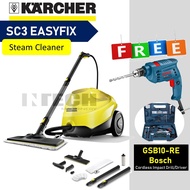 KARCHER SC3 EASYFIX STEAM CLEANER + GSB10RE BOLD BOSCH CORDLESS IMPACT DRILL/DRIVER)