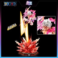 Nika Monkey D. Luffy Gear 5 Sun God Action Figures One Piece Luffy Gear 5 LED Light Up Function Stat
