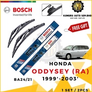 1 SET - HONDA ODYSSEY RA6 RA7 RA8 RA9 1999'-2003' WIPER - BOSCH ADVANTAGE WIPER FRONT BA24/21