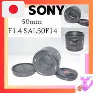 SONY Prime Lens 50mm F1.4 SAL50F14 Full-frame direct from japan used