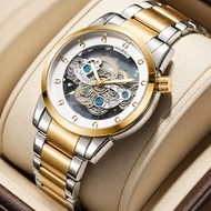 Retro Men's Watch Unique Hollow Student HOURSLY Transparent Influencer Quartz Waterproof Watch 6.5