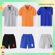 【🇲🇾Ready Stock】RL Cotton  & Shorts Set Baby Toddler Boy Kids Clothing Baju Bayi Budak Lelaki