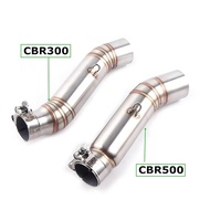 PYMOTO Motorcycle Exhaust Pipe CBR300 CBR250R CBR500R CB500X CB500F 2012-2015