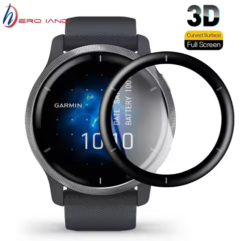 3D Curved Film For Garmin Venu 2 2S Vivoactive 4 4S Soft Full Cover Screen Protector Not Glass For G