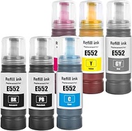 LAIPENG 552 T552 Ink Bottles Compatible for ET-8500 ET-8550 Printer T552020 T552120 T552220 T552320