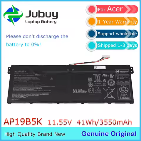 Genuine for Acer AP19B5K Battery 11.55V 3550mAh Aspire 3 A315-58 Aspire 3 A315-58G
