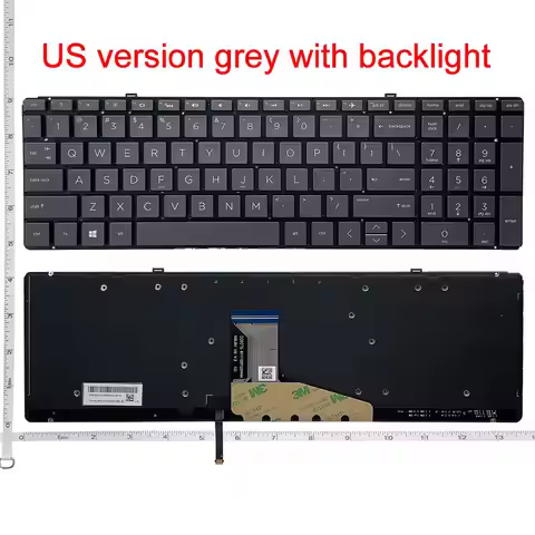US/UK/RU/GR Keyboard For HP Spectre X360 15-CH 15-CH000 15-CH008CA SN6172BL SG-90500-XBA with Backli