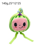 Toy Cocomelon JJ Little Boy Plush Doll Watermelon CoComelon Children's Backpack Doll Baby Carrier Basikal Budak Toy Katil Baby