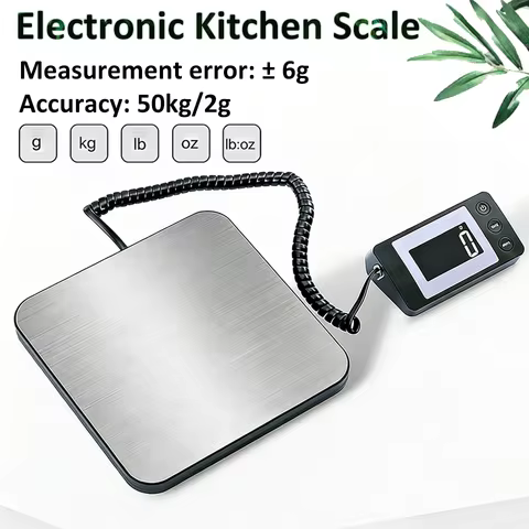 Electronic Platform Scale 50kg/2g High-precision Digital Scale Wired/Wireless Parcel Pet Express Zer