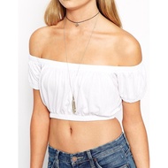 [New] ASOS off-the-shoulder crop top size UK8 - Personal Pass