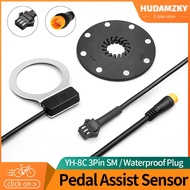 Ebike 8PAS Pedal Assistant Sensor with 3pins WP or SM-3A Plug Ebike Motor Parts 8Magnet 36V/48V/52V 