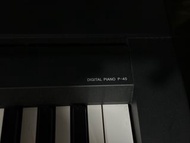 Piano Yamaha Digital Piano P-45 電子琴送X琴架、腳踏（長沙灣取）
