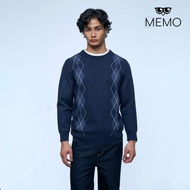 Memo Argyle Knit Sweater For Men