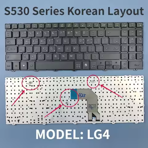 Korean Keyboard For LG S530 S530-K S530-G LGS56 S525K S525G S525 SD525 SD530 S535 SD550 S550 S560 LG