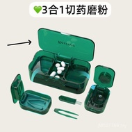 Pill Box Sealed Powder Storage Box Seven Compartments Pill Box Portable Storage Box Cut Medicine 3 i