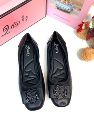 2Step - XIN108 sepatu flatshoes kerja wanita bahan Pu Sintetis