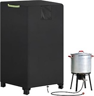 Klmnop Turkey Fryer Cover Outdoor Waterproof for 30QT Deep Fryer and Seafood Boil Pot, Protective Cr