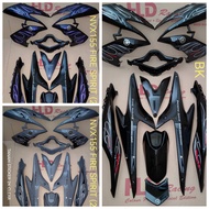 NVX155 (V1) HLD COVERSET - FIRE SPIRIT 21 ( PURPLE / BLACK / GREY )  COVERSET API