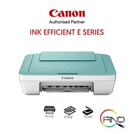 Canon Pixma E410 (Green White)  AIO Ink Effeccient Printer