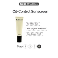 Goteskin Oil-Control Sunscreen (50ml) - SPF50+ PA++++ | Lightweight | No White Cast | Niacinamide | 