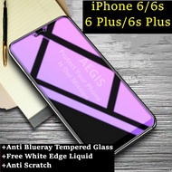 iPhone 6/ 6s/ 6 Plus/ 6s Plus Anti Blue Ray Full Tempered Glass Screen Protector