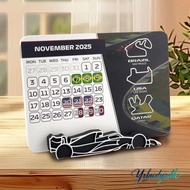 YRBWDYZDH F1 Race Schedule Calendar, With F1 Car Stand Formula 1 2025 Racing Calendar, Practical 7.0
