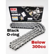 RK Black Chain 520 O-Ring /  520 Oring / Rantai Hitam RK O-RING 520KLO - 120L 100% Original