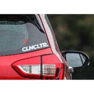 [Ready Stock]K532# CLNCLTR. Clean Culture Short Form Wording Vinyl Decals Stickers