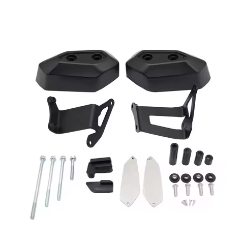 #476V For Yamaha YZF R15 V4 Motorcycle Falling Protection Frame Slider (Black)