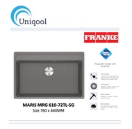 FRANKE MARIS 760MM Fragranite Kitchen Sink (Stone Grey)