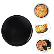 H&X 10/11/12/14 Inch Pizza Baking Pan Nonstick Carbon Steel Pizza Tray Round Baking Sheet For Homema