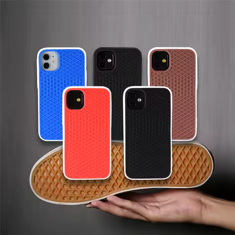 Waffle Sport Shoe Sole Texture Silicone Case for IPhone 12 13 14 15 Pro Max XS XR X 8 Plus SE 2020 I