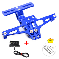 For KYMCO Xciting 250 300 400 AK550 CT250 CT300 S400 Motorcycle Adjustable Rear Tail Tidy License Pl