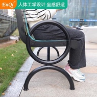 Park Chair Outdoor Back Chair Garden Courtyard Bench Leisure Row Chair Bench Chair Square Chair Squa