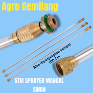 Stik sprayer manual Kuningan SWAN stik tangki semprot swan bisa dipanjangkan stik ulur stik odot tangki semprot swan