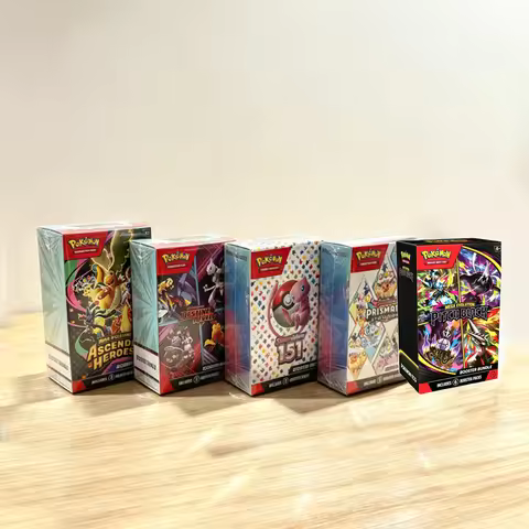 Pokémon Card v10 Booster bundle Destined Rivals Prismatic Evolutions Scarlet Violet 151 English Boos