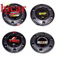 ∝ ♞,♘MOMO omp RALLIART Mugen TRD NARDI HORN BUTTON SPORT STEERING Titanium Skru UNIVERSAL ND NA
