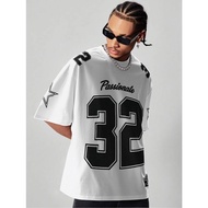 Cool star boy short-sleeved original distro t-shirt trendy oversized men's t-shirt/ Gen Z