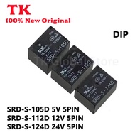 5PCS Original New SANYOU SRD-S-105D SRD-S-112D SRD-S-124D 5PIN 10A 5VDC 12VDC 24VDC Power Relay Repl