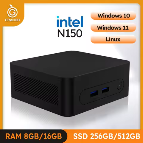 Mini PC Intel N150 Windows 11/10 Mini PC 8GB/16GB DDR4 256GB/512GB 4K@60Hz WIFI 5 BT4.2 Desktop Gami